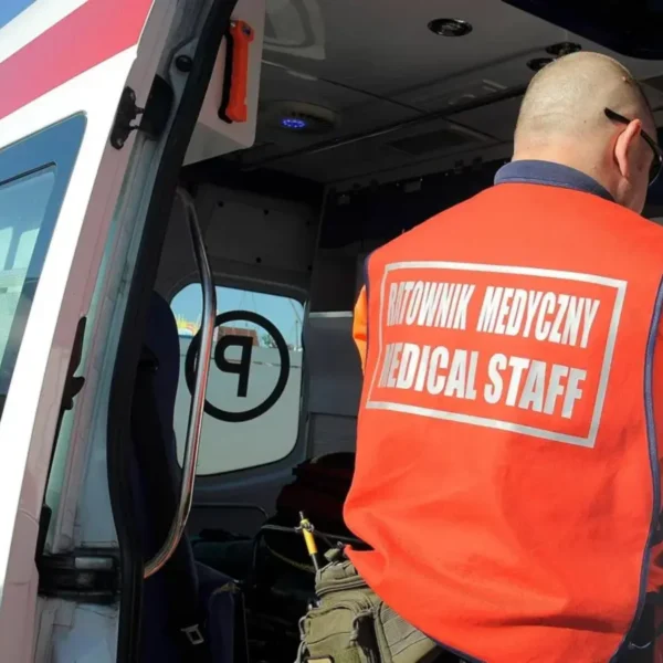 Mężczyzna zaatakował ratownika nożem podczas interwencji medycznej